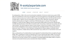 Desktop Screenshot of n-acetylaspartate.com